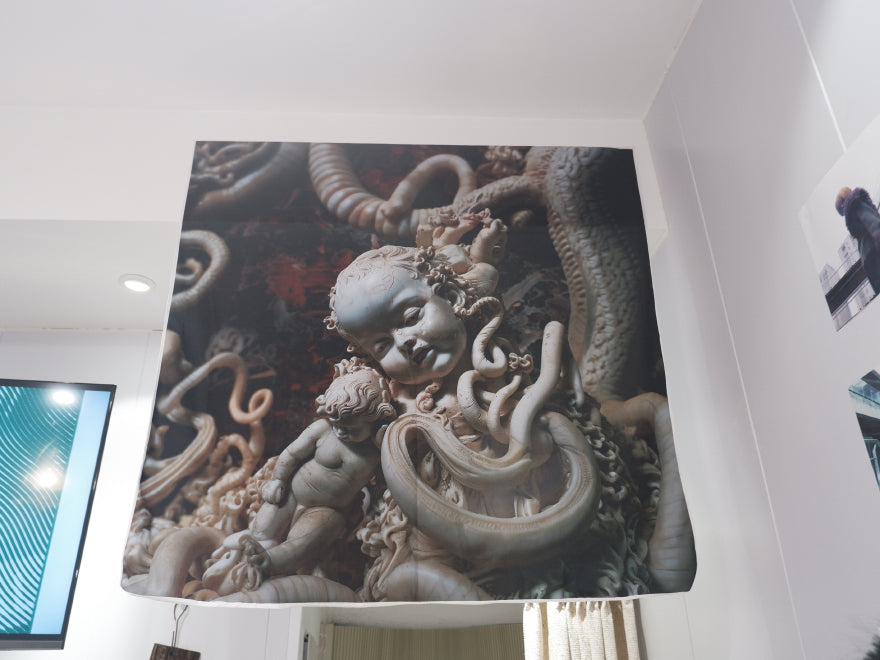 “Embryo Dream 2” POPUP limited edition hanging sofa cover tablecloth