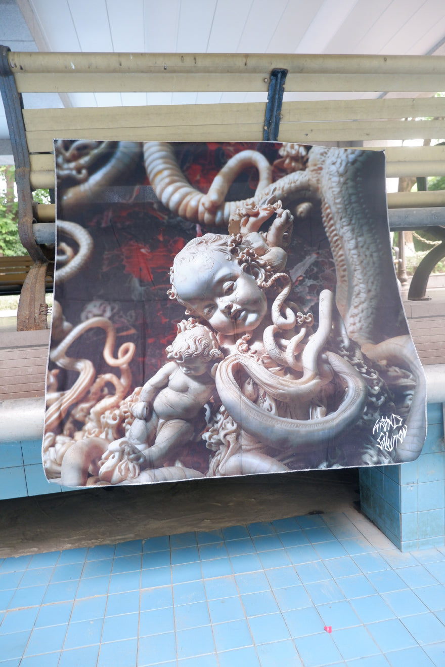 “Embryo Dream 2” POPUP limited edition hanging sofa cover tablecloth
