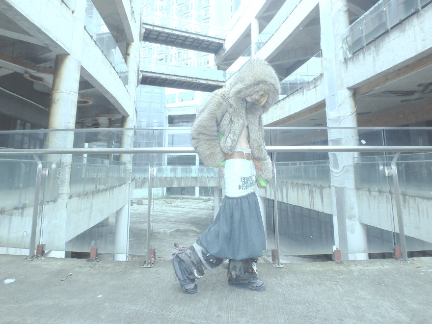 “SPEED“embroidery thickened coat fur