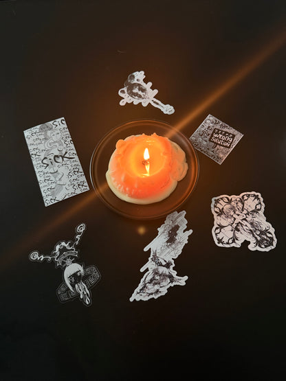 limited hand printing stickers 6