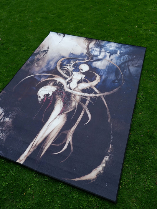 “Destruction is salvation” original printed carpet