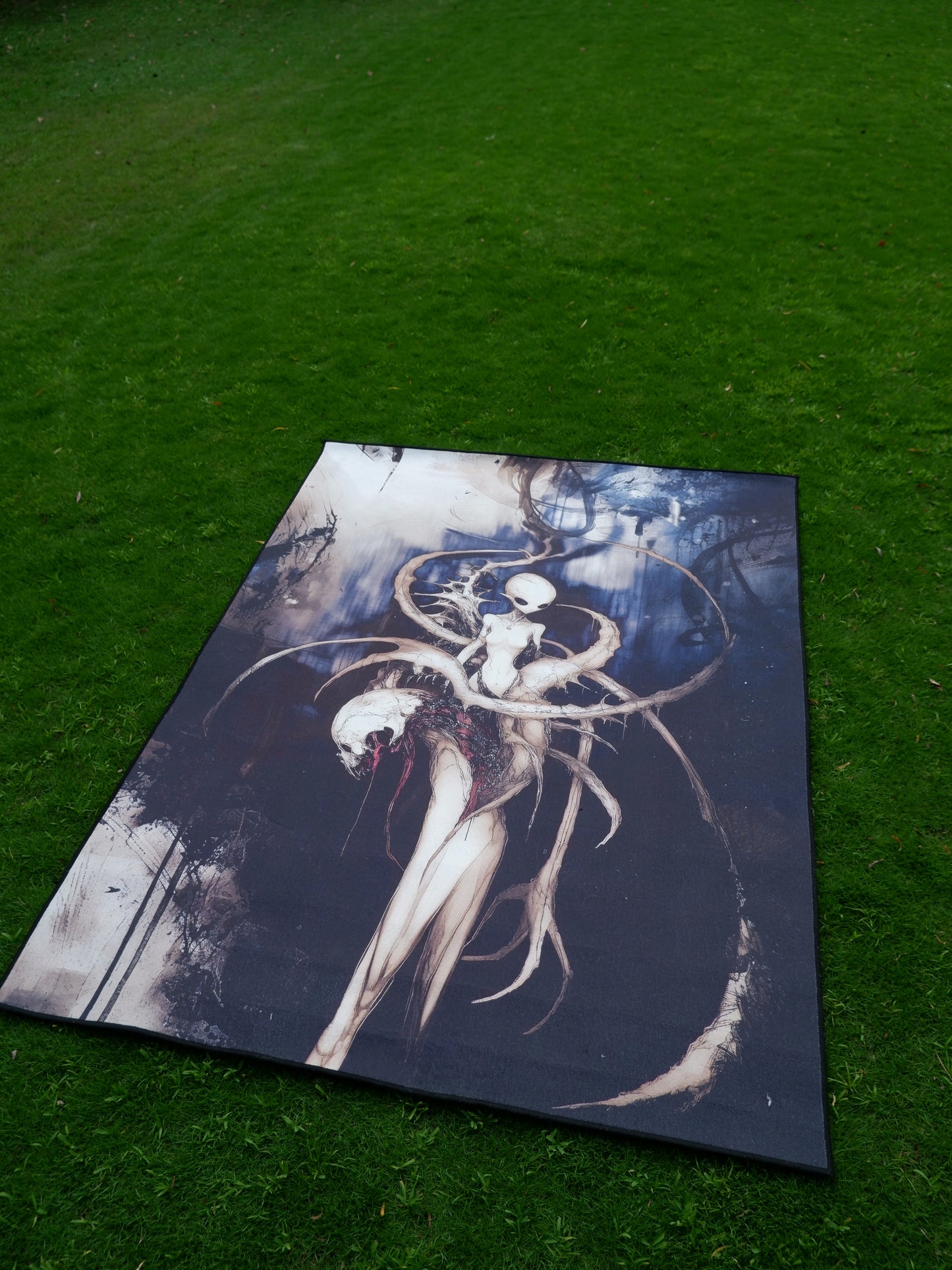 “Destruction is salvation” original printed carpet
