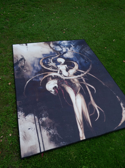 “Destruction is salvation” original printed carpet