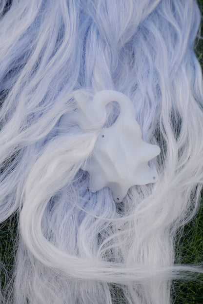 “Coccyx Guardian”3D Print skeleton hair clip