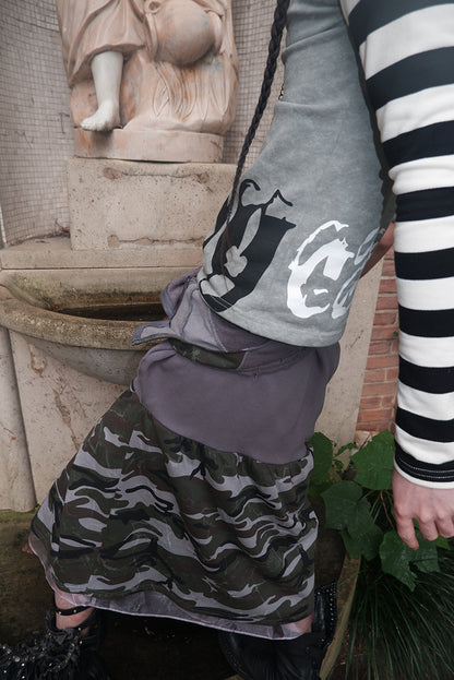 "Angel‘s MoodBoard"“BOY CARTED” Irregular patchwork longsleeve