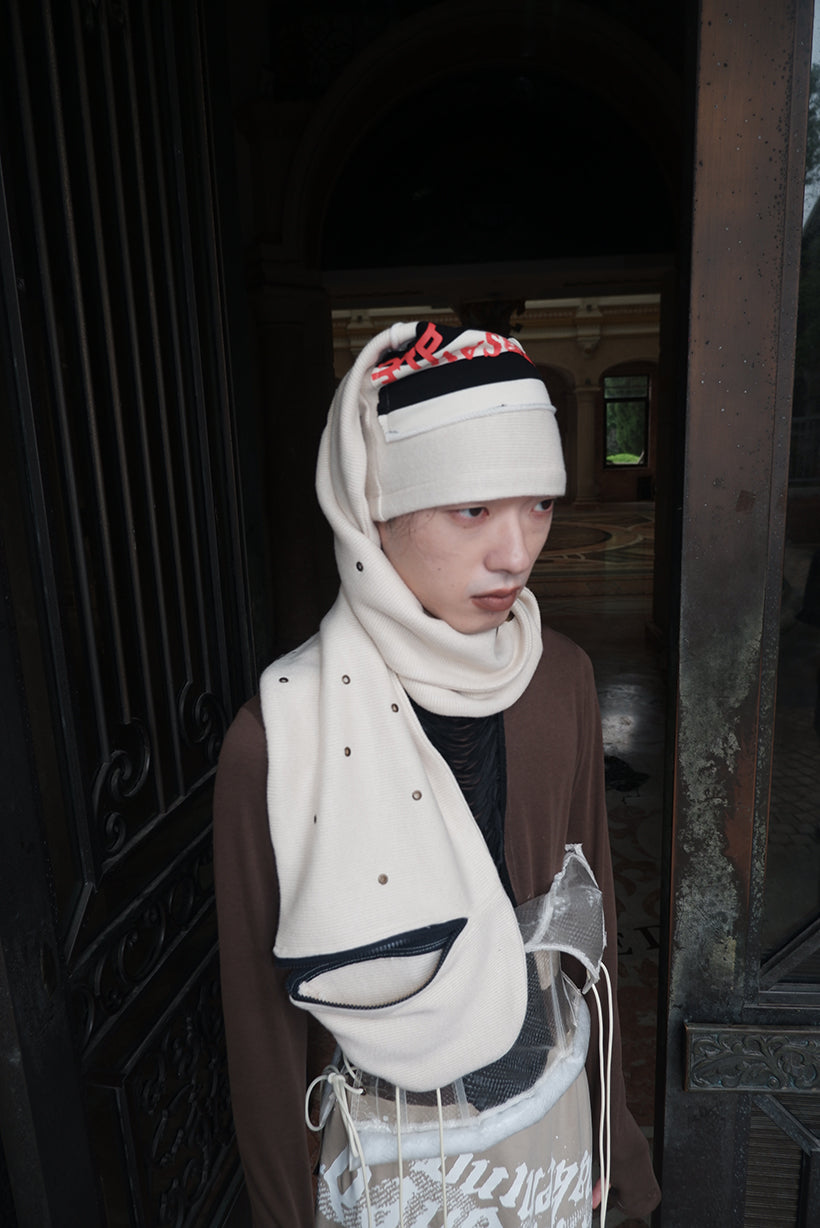 "NEVER SAY DIE" Multi-functional All-in-one Scarf Hat