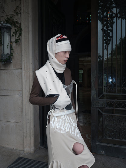 "NEVER SAY DIE" Multi-functional All-in-one Scarf Hat