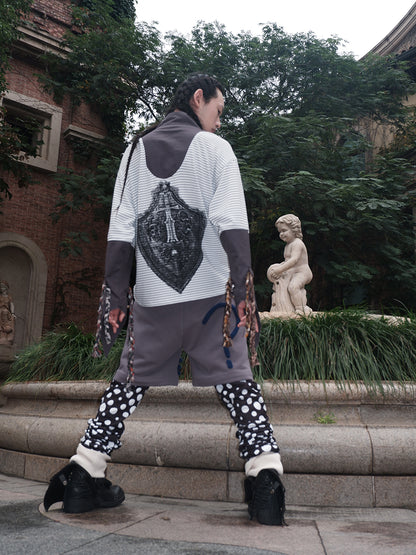 "Strange office worker"fake tie long-sleeved shirt