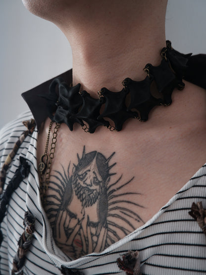 "Symbiotic Skeleton" 3D modeling skeleton handcrafted multi-purpose necklace