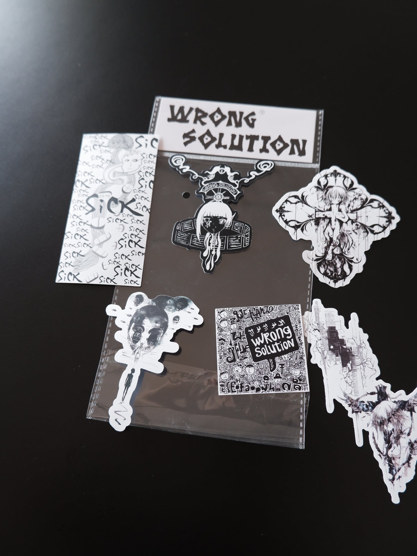 limited hand printing stickers 6